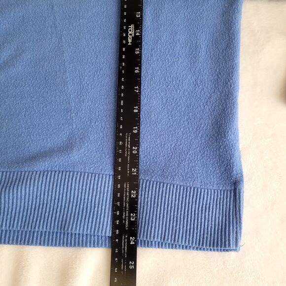 Stadivarius Blue Pullover Preppy Classic Soft‎ Touch Knit Sweater Size Medium - Picture 7 of 7